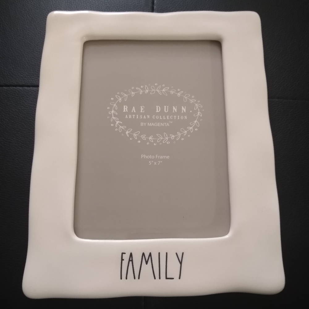 Rae Dunn Family Photograph Frame